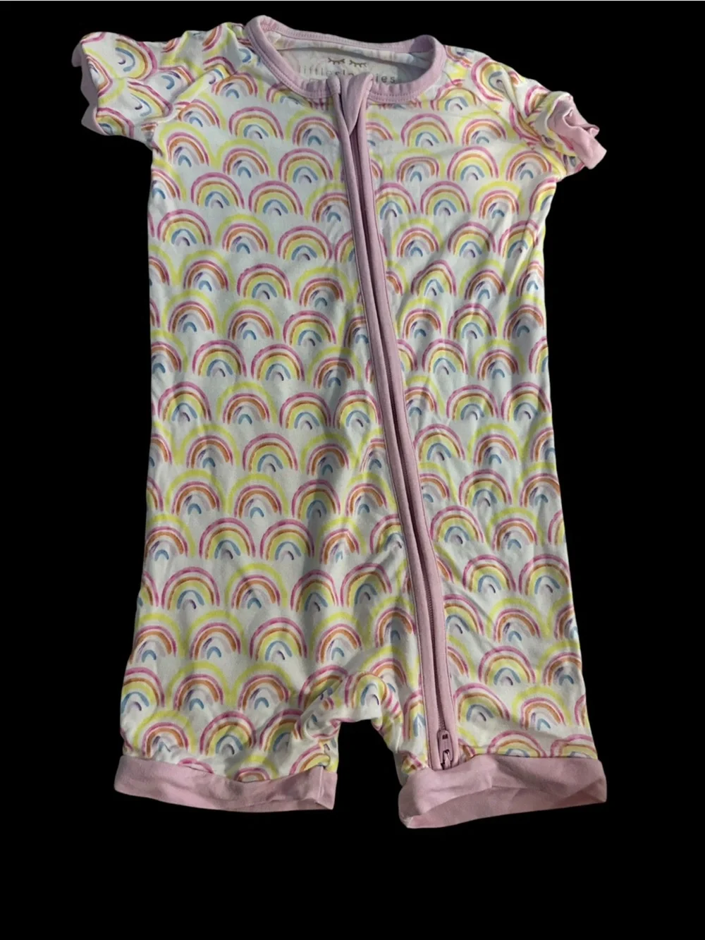 Four Little Sleepies Short Sleeve One-Piece - 6-12 months